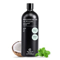 Terra & Co Brilliant Black Charcoal Oil Pulling Mouthwash 6.75 oz (Black Oil Pulling)