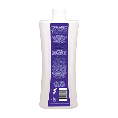 NK Professional Care Step 3 Keratin Maintenance Shampoo 32 Fl Oz - Salt-Free, Post-Treatment Hair Cleansing