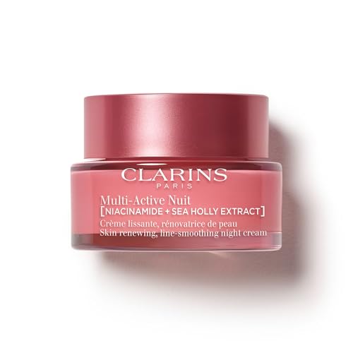 Clarins Multi-Active Night Moisturizer for All Skin Types, 1.7 Oz – Hydrating & Anti-Aging