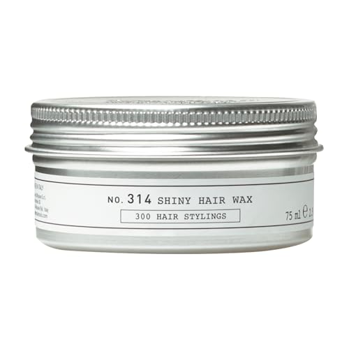 Medium Hold Hair Wax for Men - Shiny Styling Pomade 2.5 Oz