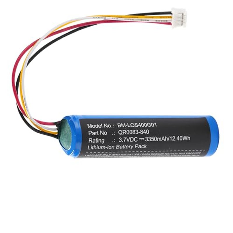 2Pcs Battery IAN034NA QR0083-840 Replacement for Qolsys IQ Panel 4, IQP4001 IQP4002 IQP4003 IQP4004 IQP4005 IQP4006 (3350mAh Rechargeable)