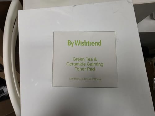 Green Tea & Ceramide Calming Toner Pads 190 mL 70 Count - Soothing Skin Care
