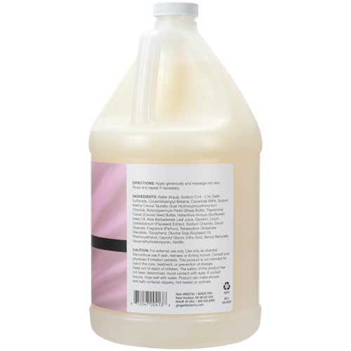 Ginger Lily Farms Shea Indulgence Body Wash Vanilla Sugar Bliss 128oz – Deep Hydrating, Vegan & Cruelty-Free