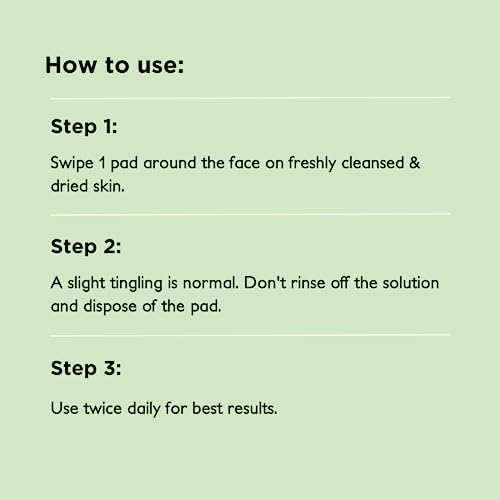 Acne Treatment Pads for Clear Skin - AM/PM Salicylic Acid & Aloe Vera