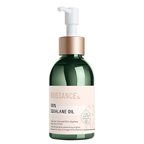 100% Squalane Oil for Face, Body & Hair - Vegan Hydrating Moisturizer 3.3 oz