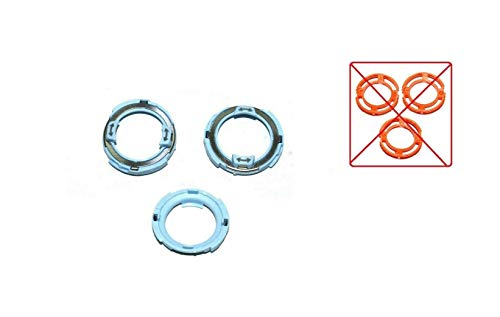 Retainer Rings for Philips Norelco Shavers - Light Blue Replacement Parts