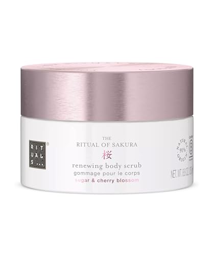 Cherry Blossom Body Scrub - Rituals The Ritual of Sakura 8.8 Oz with Organic Rice Milk