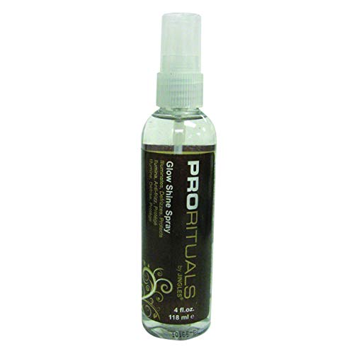 Glow Shine Hair Spray - Lightweight Heat Protection & Frizz Control - 4 Fl Oz (Pack of 1) - For Men & Women