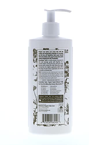 Eminence Clear Skin Probiotic Cleanser with Tea Tree & Cucumber – 8.4 fl oz, Pack of 1