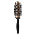 Vented Thermal Round Hair Brush - 2.5 Inch Barrel for Long Hair - Black & Rose Gold - Phillips Brush Luxe