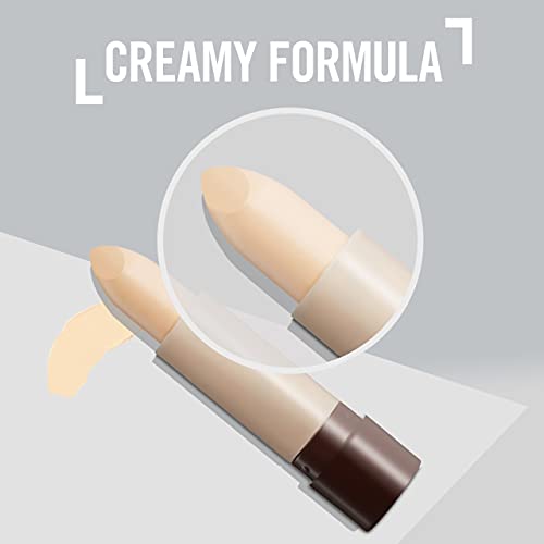 Rimmel Hide the Blemish Concealer Stick Ivory 0.16oz Pack of 4 - Clear Cap