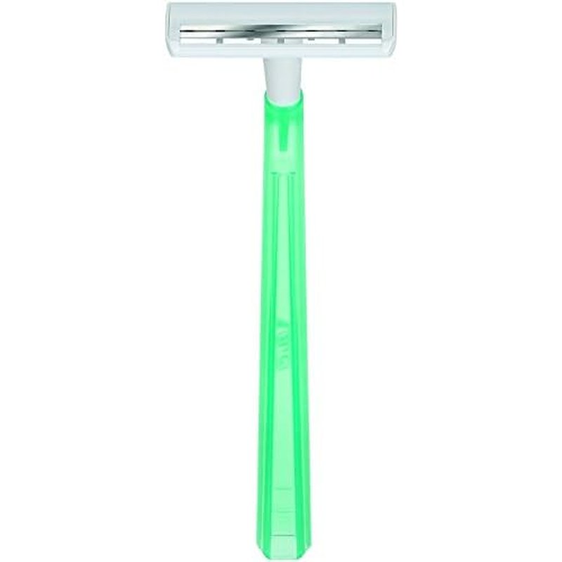 BIC Twin Lady Sensitive Razors, Disposable Razors with Two Blades for a Smooth and Precise Shave, Pack of 15