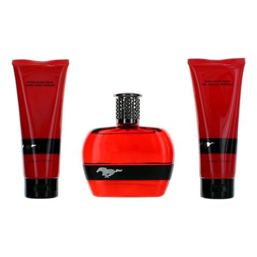 Men's Classic Collection Mustang Red 3-Piece Fragrance Gift Set