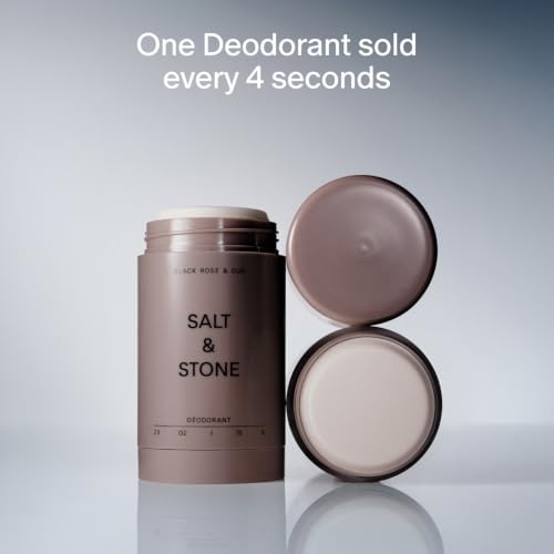 Salt & Stone Aluminum Free Deodorant 2.6oz Pack of 2 - 48H Natural Protection for Women & Men with Seaweed & Oud