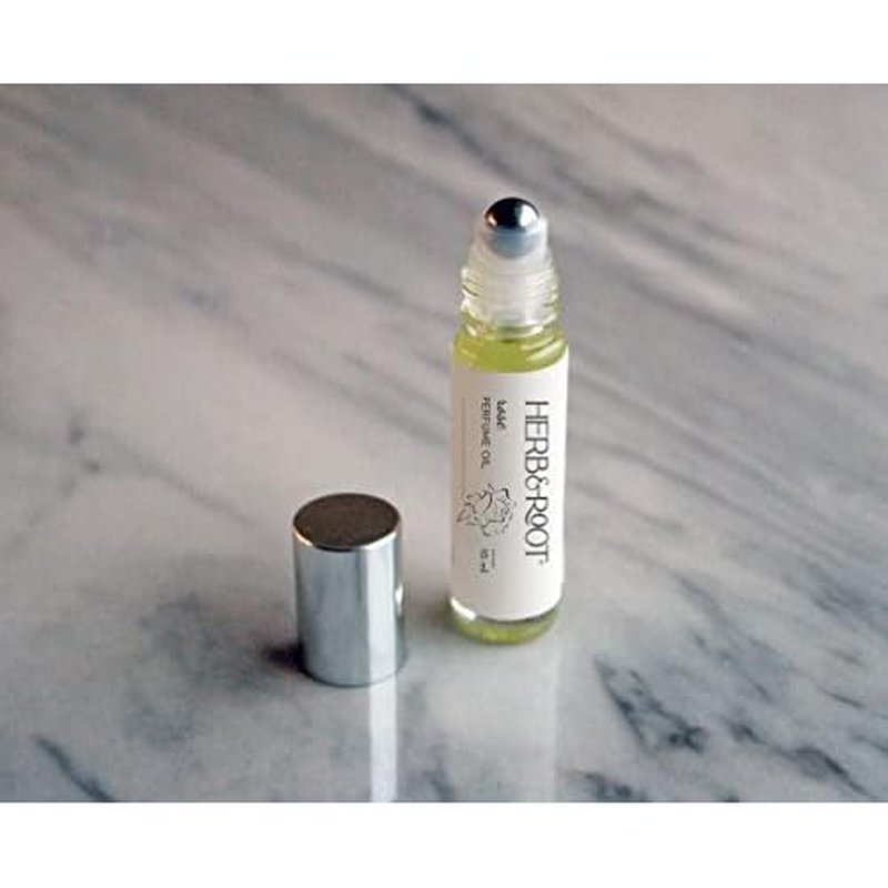 Herb & Root Rose Oil Rollerball (Roll On) Perfume 10 ml | Traditional English Tea Rose Perfume for Women