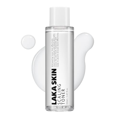 Laka Skin Care Scaling Toner, 150ml/5.07 fl.oz, Mild Peeling for Face, PDRN, Soothing Dead Skin Cells, Hyaluronic Acid, AHA, PHA, Korean Skin Care