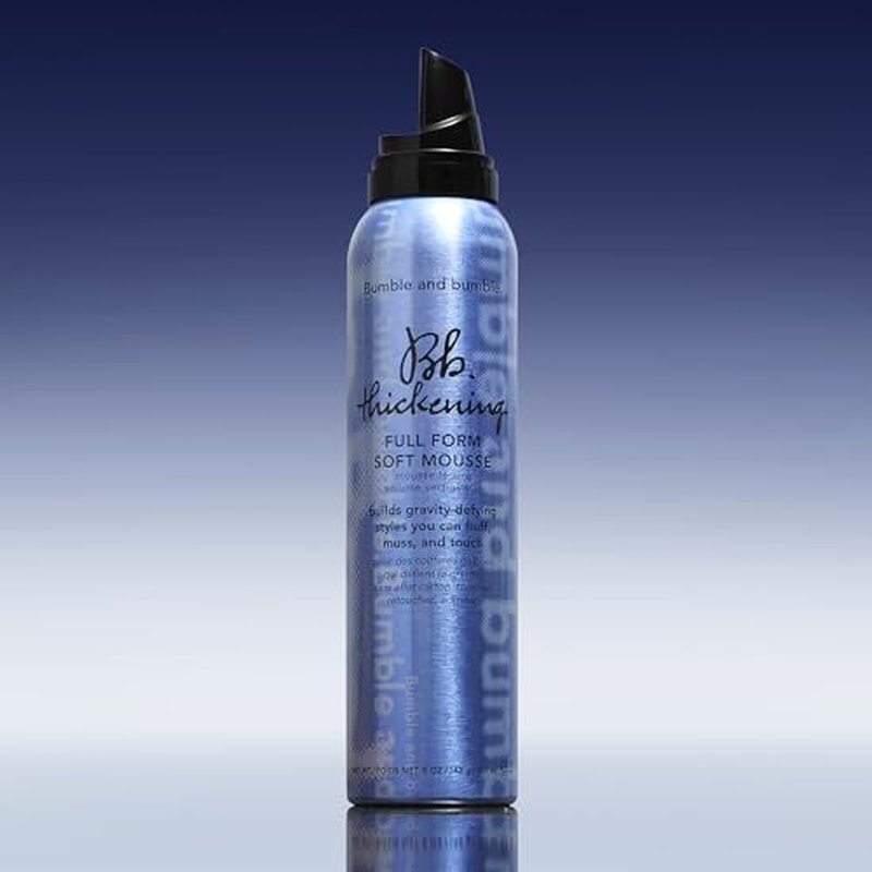 Bumble and bumble. Thickening Full Form Soft Hair Mousse | Heat Protection | Softening + Defining | Straight to Wavy, 5 Ounce