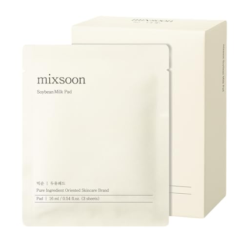 mixsoon Soybean Milk Pad 10ea Milky Texture Sheet Pad for Sensitive Skin Nourishing Moisturizer Korean Glass Skin Care