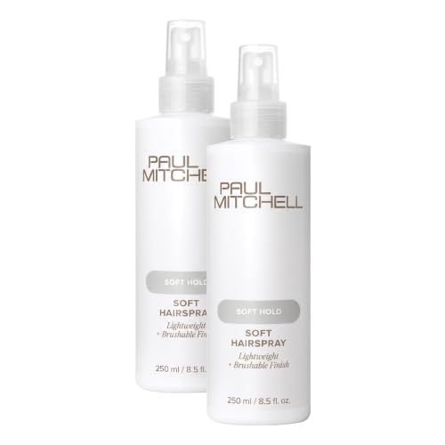 Lightweight Hair Spray with Almond Scent – Soft Hold & Brushable Finish, 8.5 Fl Oz, Pack of 2