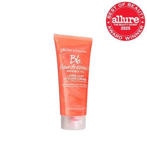 Bumble and bumble. Hairdresser's Invisible Oil Long Last Styling Cream | Hydrating, Anti Frizz, Prevents Split Ends, Color Safe | Curly, Wavy, Straight | With Argan Oil, Coconut Oil + Grapeseed Oil