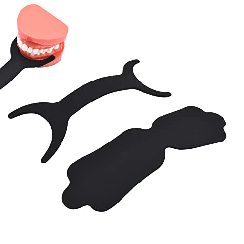 2 Pieces Silicone Orthodontic Photography Contraster - Flexible Dental Background Board C1+C2