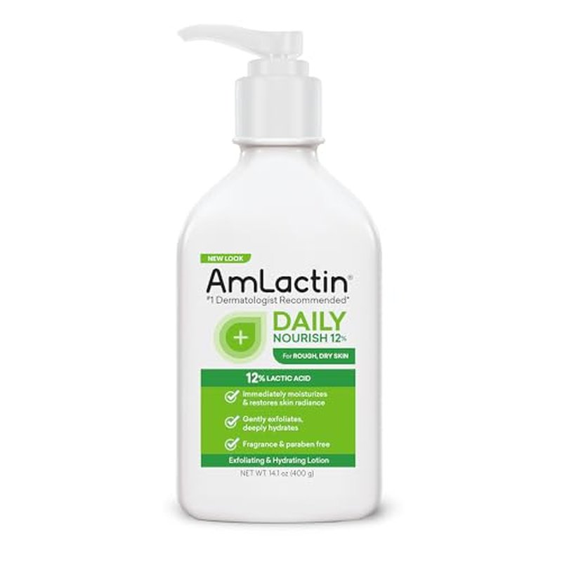AmLactin Daily Nourish 12% - 14.1 oz Body Lotion and Vanicream Moisturizing Skin Cream - 16 fl oz