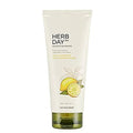 The Face Shop Herb Day 365 Master Blending Cleansing Foam Lemon & Grapefruit | Dead Cells & Makeup Residues Removal with Refreshing Sensation | Skin Residues Removal & Naturally Derived, 5.7 Fl Oz