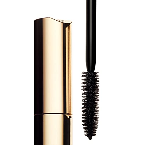 Clarins Supra Volume Mascara Intense Black 0.2 Fl Oz - Double Volume Effect, Clump-Free & Long-Wearing
