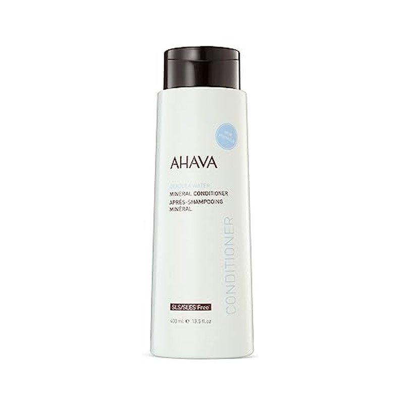 AHAVA Dead Sea Mineral Conditioner - Gentle Scalp-Friendly Conditioner for All Hair Types, Softens, Shines, Hydrates & Nourishes, Enriched with Exclusive Osmoter, Calendula & Aloe Vera, 13.5 Fl Oz