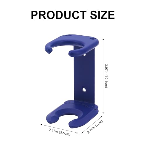 Wall Mount Organizer Compatible with Dyson Supersonic r¢â Hair Drye, Metal Storage Holder Compatible with Dyson Supersonic r for Bathroom Bedroom Hair Salon Barbershop (Blue)