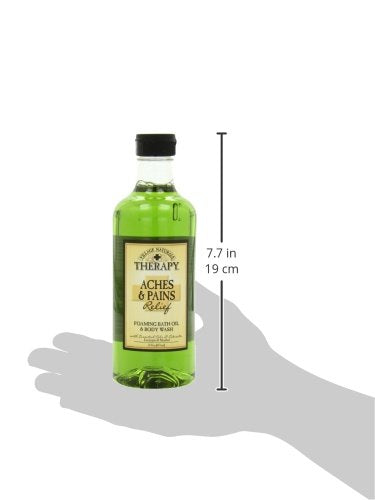 Village Naturals Therapy Foaming Bath Oil for Aches and Pains - 16 Fl Oz Pack of 2