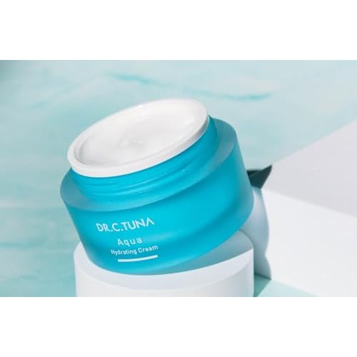 FARMASi Dr. C. Tuna Aqua Hydrating Cream, Intensive Facial Moisturizer with Hyaluronic Acid, Fast-Absorbing Gel Cream for Dryness-Induced Lines, All Skin Types, 1.7 fl oz