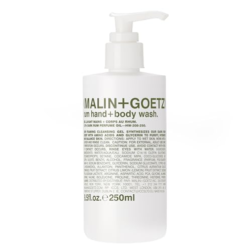 MALIN+GOETZ Rum Scented Foaming Hand & Body Wash 8.5 Fl Oz - Unisex