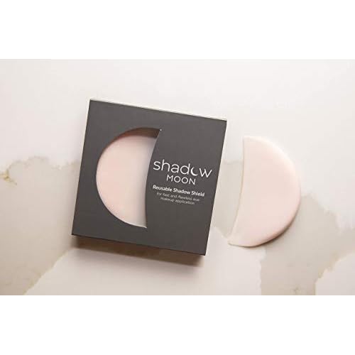 ShadowMoon - Reusable Eye Makeup Shield and Silicone Under Eye Cooling Pad for puffy eyes and perfect makeup application. Alternative to disposable shadow shields and eye makeup shields, 1 Pc Pink