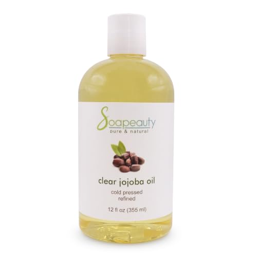 Soapeauty Pure Clear Jojoba Oil 12 fl oz - Moisturizing Skin, Face, Hair & Nails