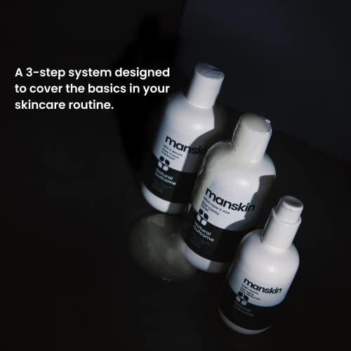 Men's Anti-Aging Skin Care Kit - Facial Cleanser, Toner & Moisturizer Set