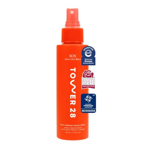 Tower 28 SOS Daily Rescue Hypochlorous Acid Face Spray 4 oz – Sensitive Skin Care