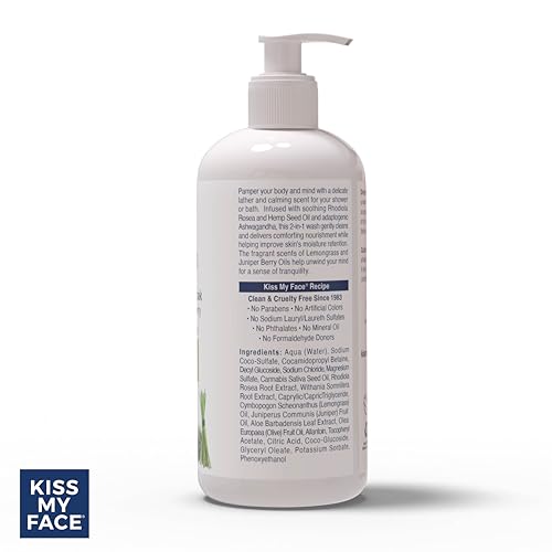 Lemongrass & Juniper Berry 2-in-1 Body Wash & Bath Soak Pack of 2 - Vegan Cruelty-Free