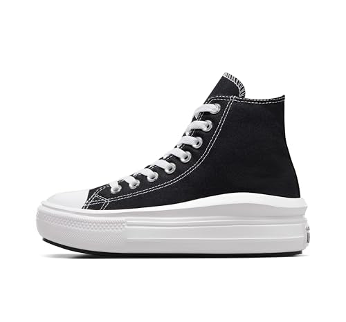 Converse Women's Chuck Taylor Move Platform High Top Sneakers - Black 6.5