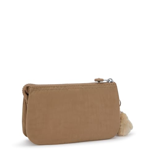 Kipling Women's Creativity Large Pouch - Early Tan Travel Organizer, Cosmetic & Makeup Bag