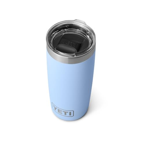 YETI Rambler 10 oz Tumbler - Stainless Steel, Vacuum Insulated, MagSlider Lid - Big Sky Blue
