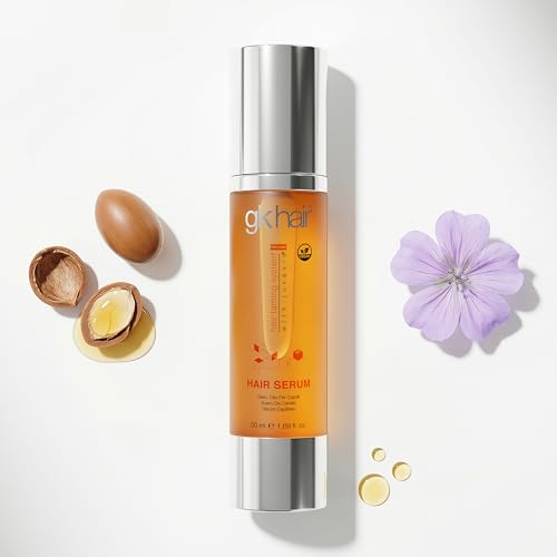 GK HAIR Hair Oil Serum 1.69 Fl Oz - Frizz Control & Shine - Argan & Plant-Based Protein - Lightweight Finish - Variation 1.69 Fl Oz (50ml)