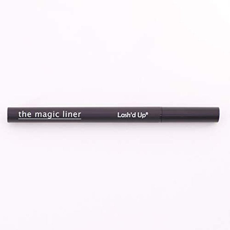 Lash'd Up Magic Glue Liner, Full-size 0.032 Oz., bonds with all false lashes, no glue no magnets needed, Extra Strong (Black + Black) (2 PCS)