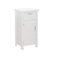 Floor Storage Cabinet with Single Door - White, Somerset Collection - RiverRidge