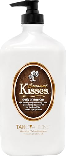 Devoted Creations Coconut Kisses Daily Moisturizer - Hydrating Body Lotion with Coconut Water & Cocoa Butter