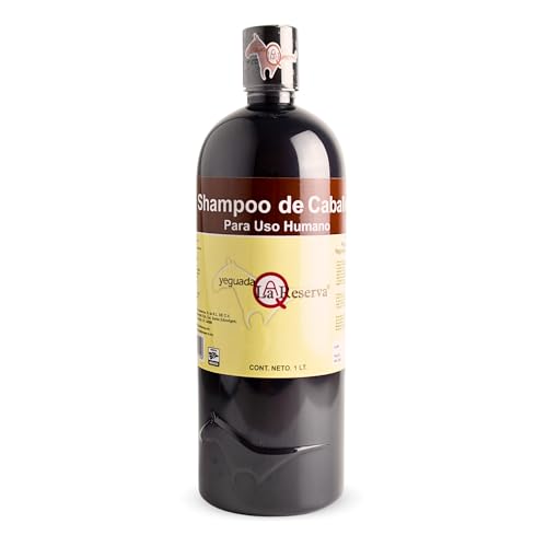 Dark Hair Shampoo for Strong, Healthy Hair - 1L Black Horse Formula