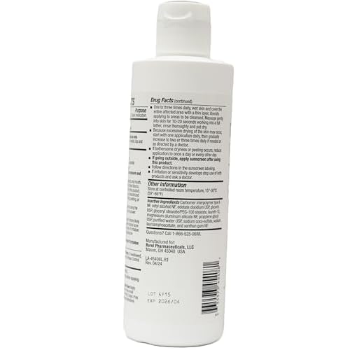 Benzoyl peroxide topical wash 10%