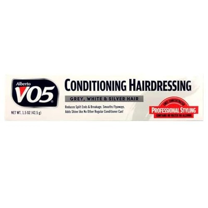 Alberto VO5 Conditioning Hairdressing for Gray/White/Silver Blonde Hair, 1.5-Ounce Tubes (Pack of 6)