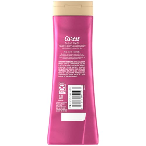 Caress Peony & Almond Blossom Moisturizing Body Wash - 20 Fl Oz Pack of 2