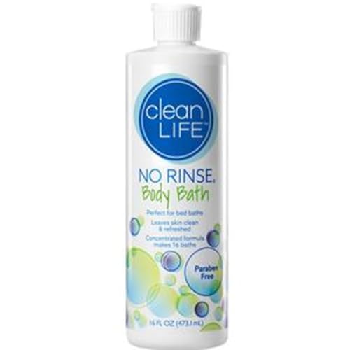 No-Rinse Body Bath - Lightly Scented, 16 fl oz, Pack of 3 - Gentle Skin Cleansing